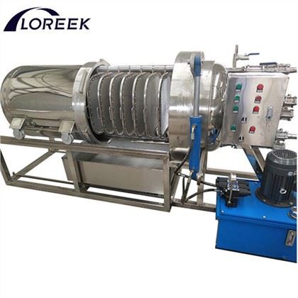 Sieros filtravimas Horizontalus slėgio lapų filtras